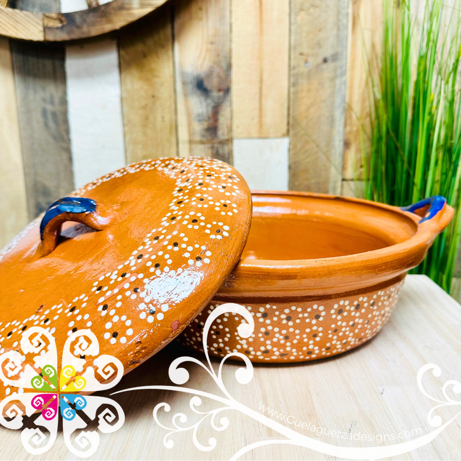 Extra Large Capula Cazuela Barro con Tapa - Capula Sencillo Clay Cazue ...