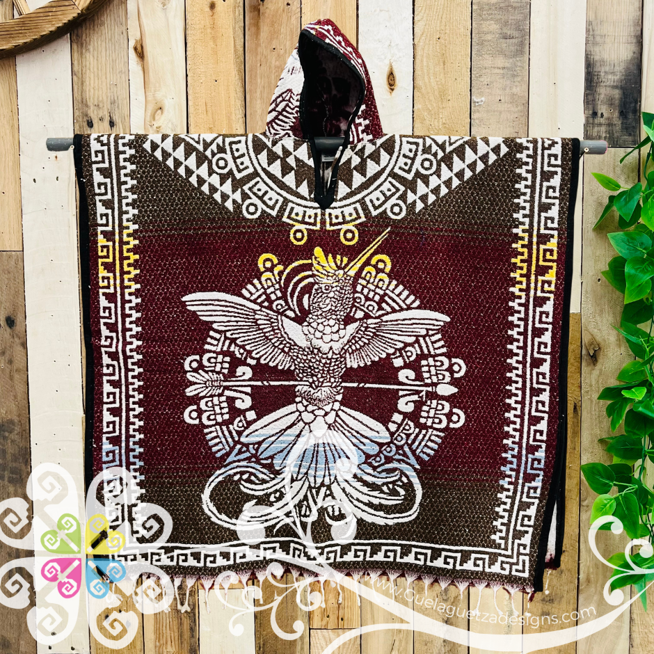 Colibri / Axolotl Gaban - Men Poncho with Hoodie