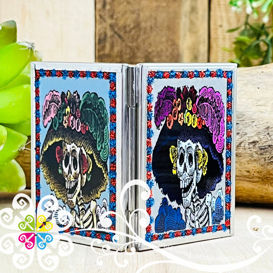 Day of the Dead Pocket Mirror - Hojalata San Miguel Collection