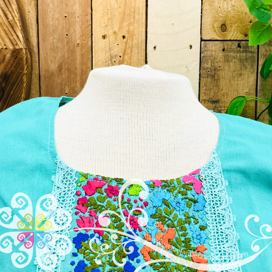 Teal San Antonino Crop Top - Women Tops