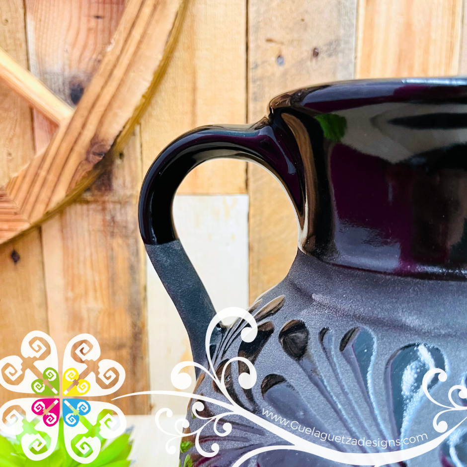 Black Espiga Bola Pitcher Set - 4 Mugs