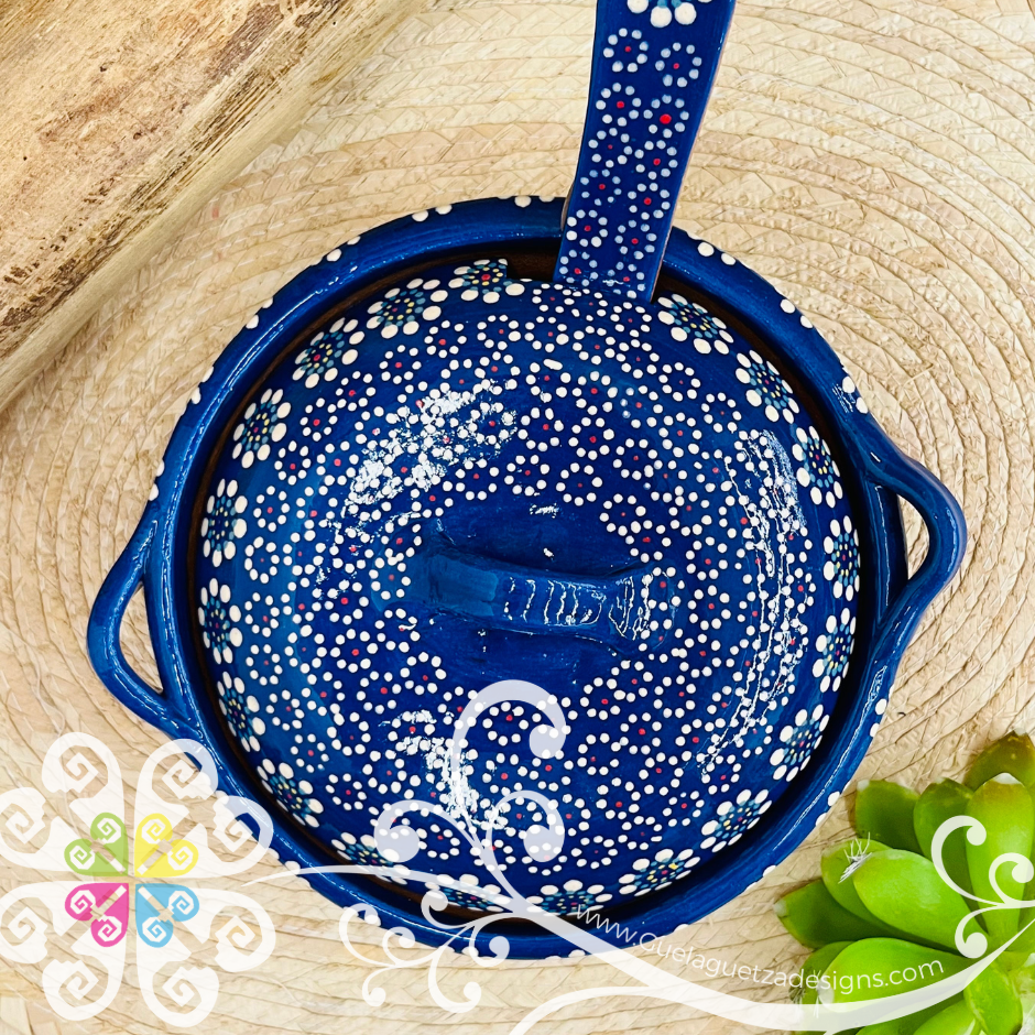 Capula Clay Fino Salcera con Tapa y Cuchara - Capula Fino Clay Cazuela