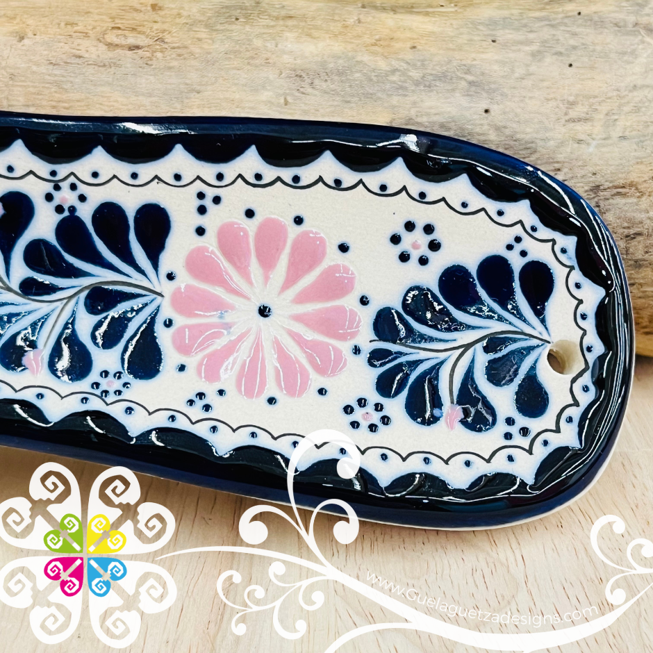Pink Dalia Spoon Rest - Barro Alta Temperatura - Spoon Rest