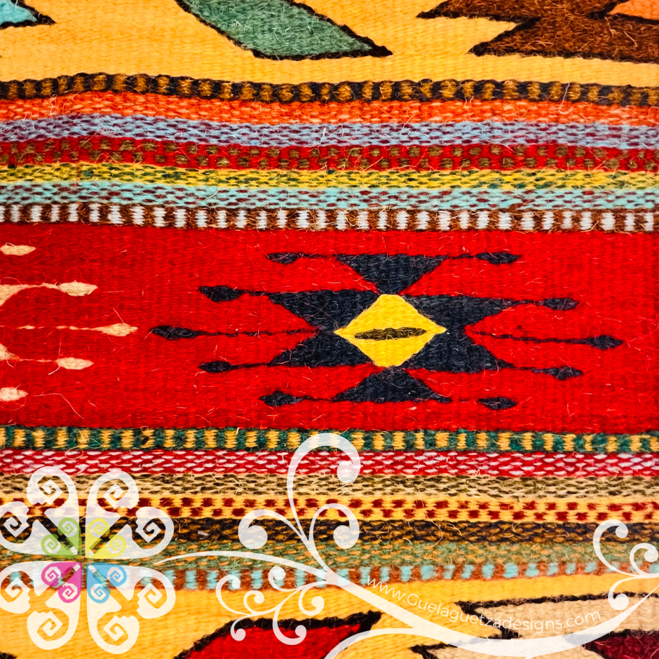 Diamante Zapoteco Medium Rug - 100 x 60 cm Teotitlan Collection