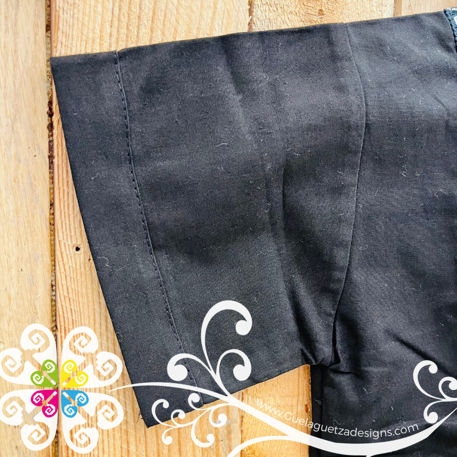 Black Lace Boy Shirt - Camisa de Niño