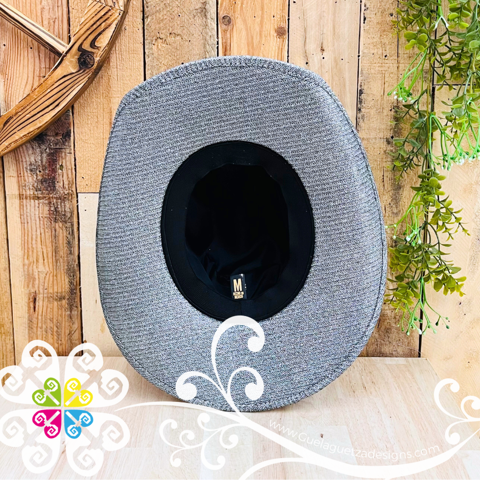 Silver Glitter Cowboy Hat - Unisex Hat