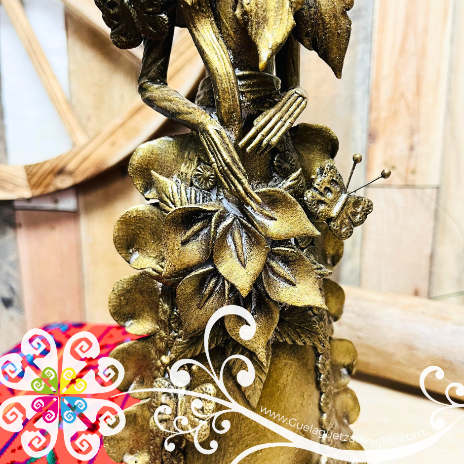 Medium Sencilla Clay Catrina  - Capula Clay Home