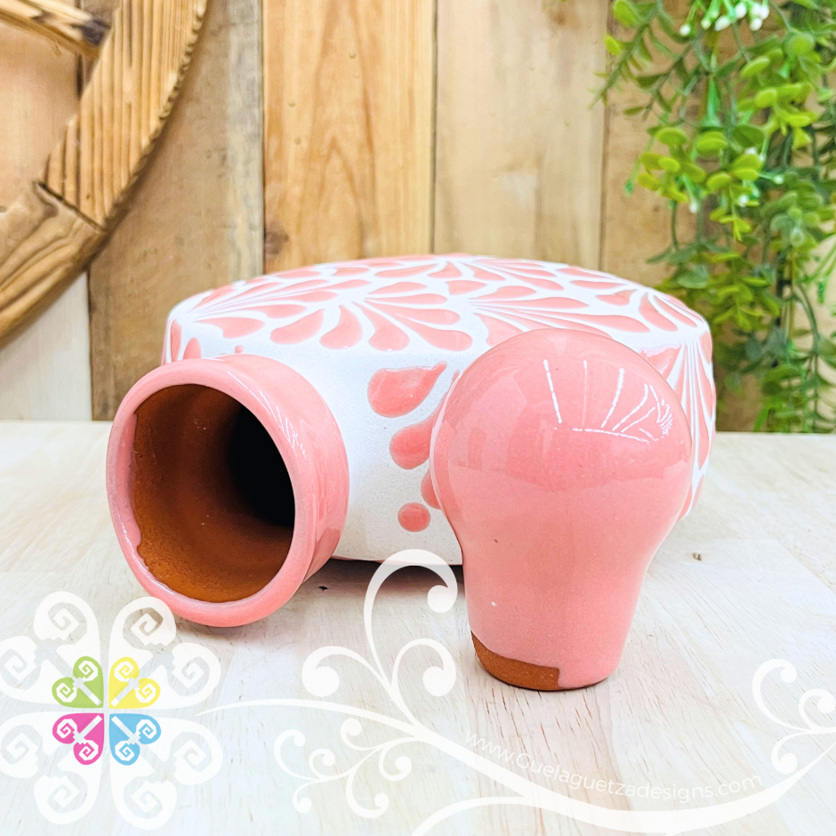 Pink Espiga Tequilero Bottle - Clay Licorera