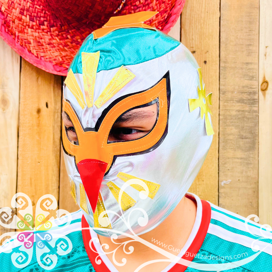 Tricolor Mexico Luchador Mask - Adult Lucha Libre Mask