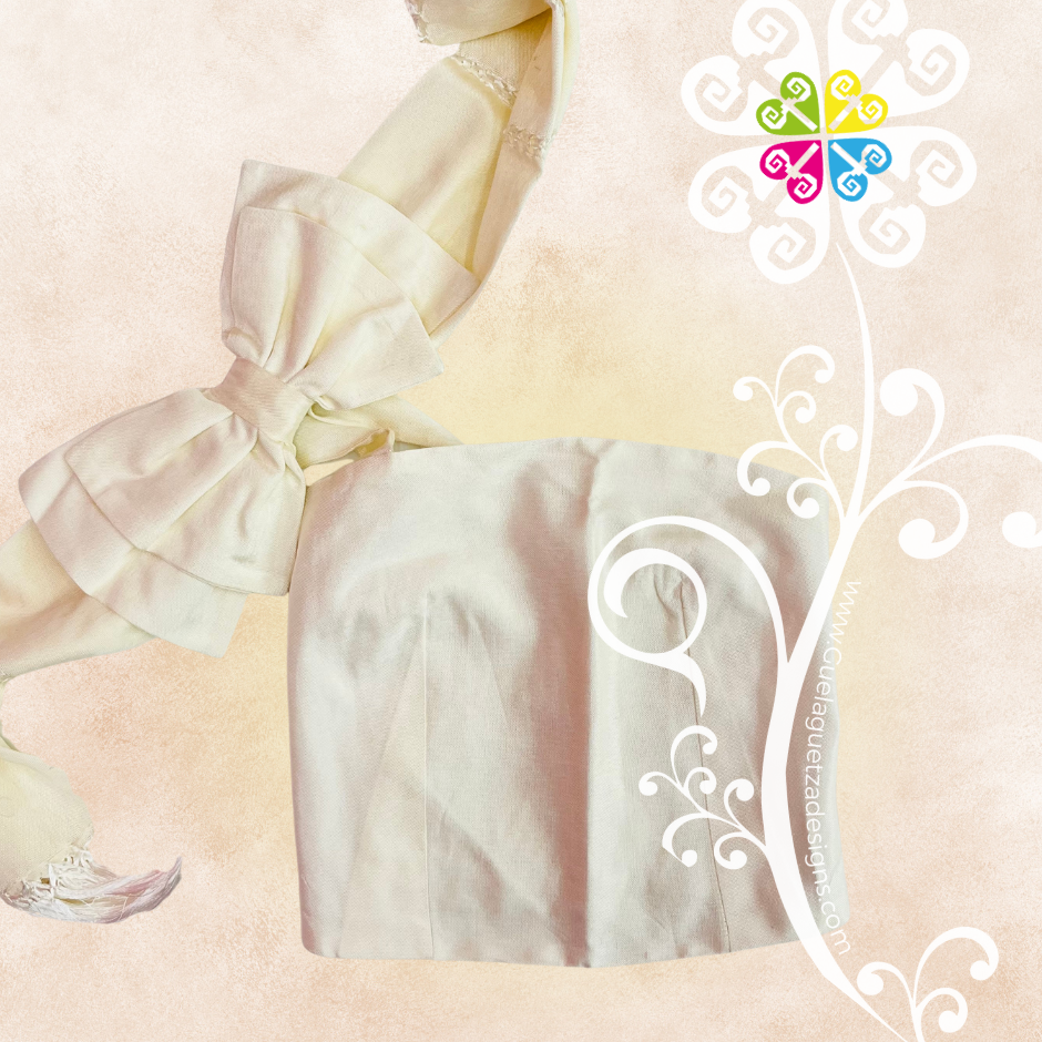 Medium Amaia Rebozo Articela Silk Bow Top - Women Tops