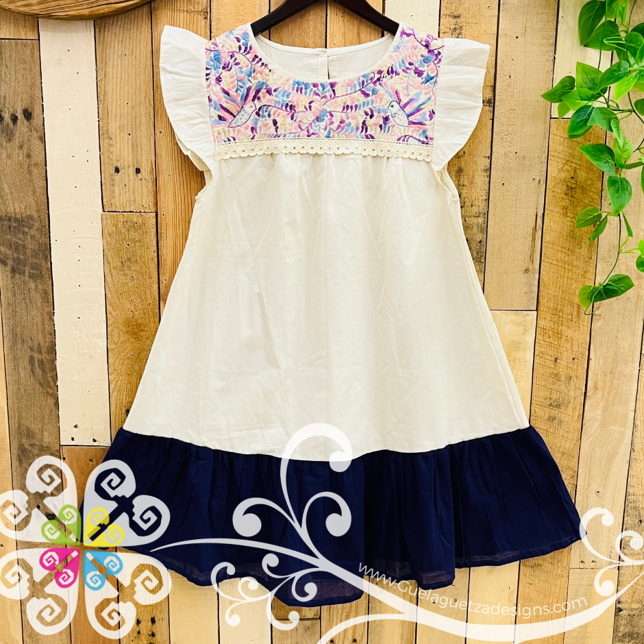 Small Bata Primaveral - Embroider Women Dress