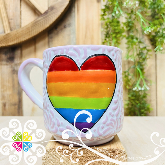 Light Pink Pride Mug - Talavera Mug
