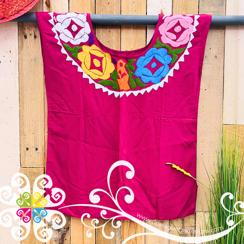 Pajaros Embroider Top - Blusa Sencilla