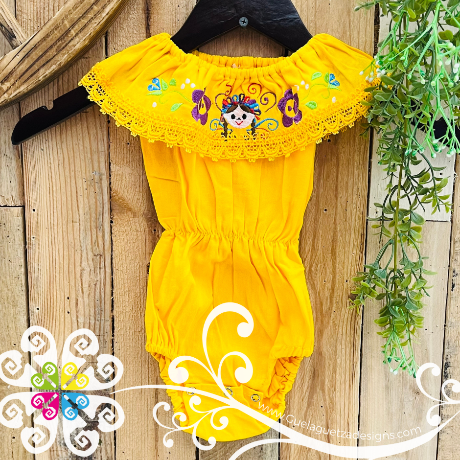 Yellow Traviesa Campesino One Piece - Children Clothing