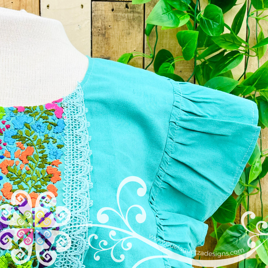 Teal San Antonino Crop Top - Women Tops