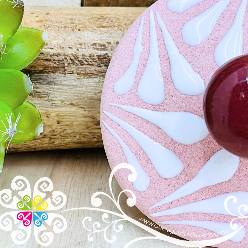 Pink Espiga Sugar Bowl