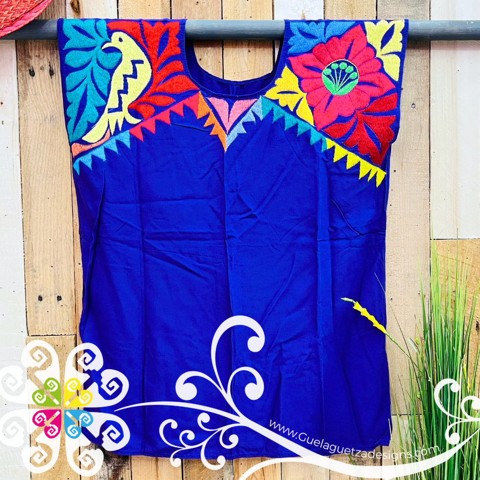 Pajaros Embroider Top - Blusa Sencilla