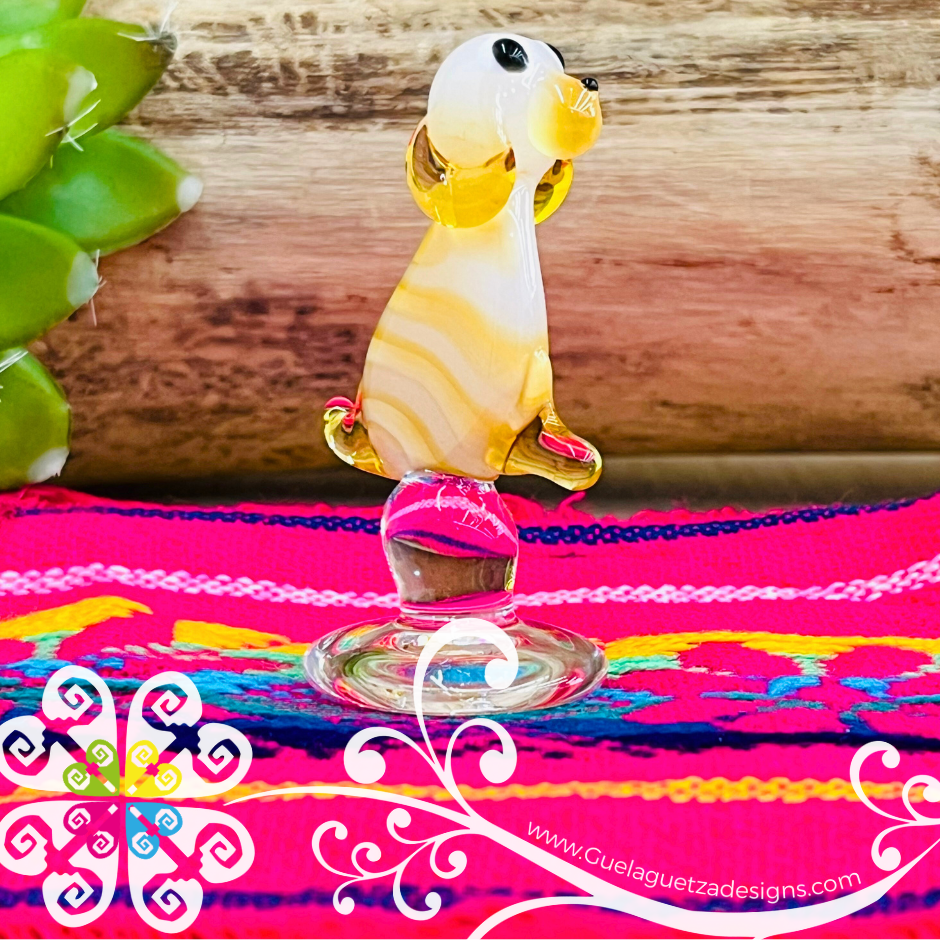 Mini Glass Dog - Vidrio Soplado Trinkets