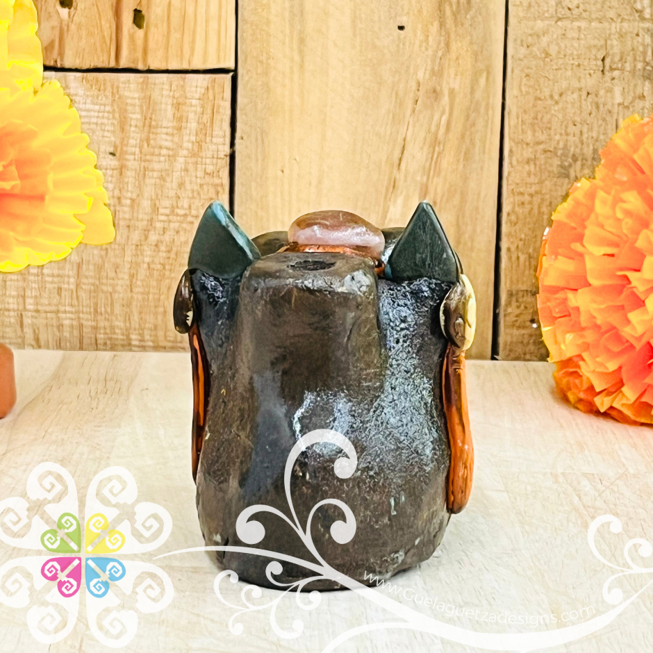 Medium Jaguar Ocarina Silbato - Resin & Epoxy Clay Whistle