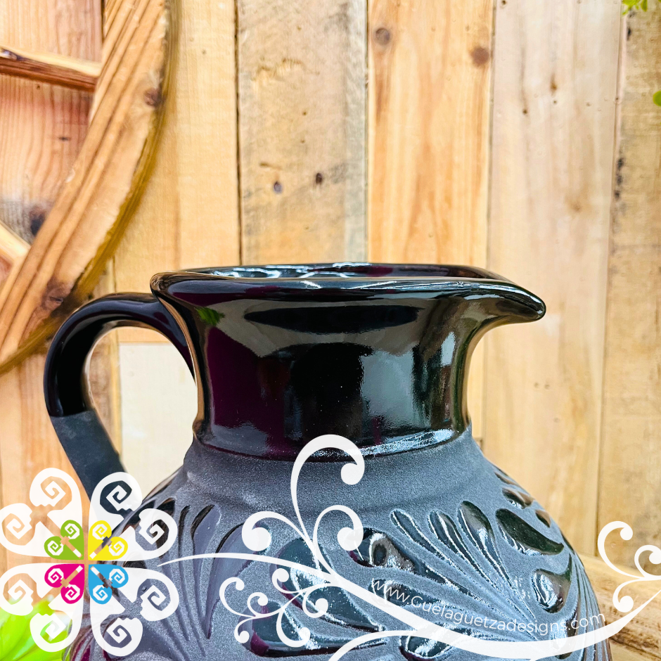 Black Espiga Bola Pitcher Set - 4 Mugs