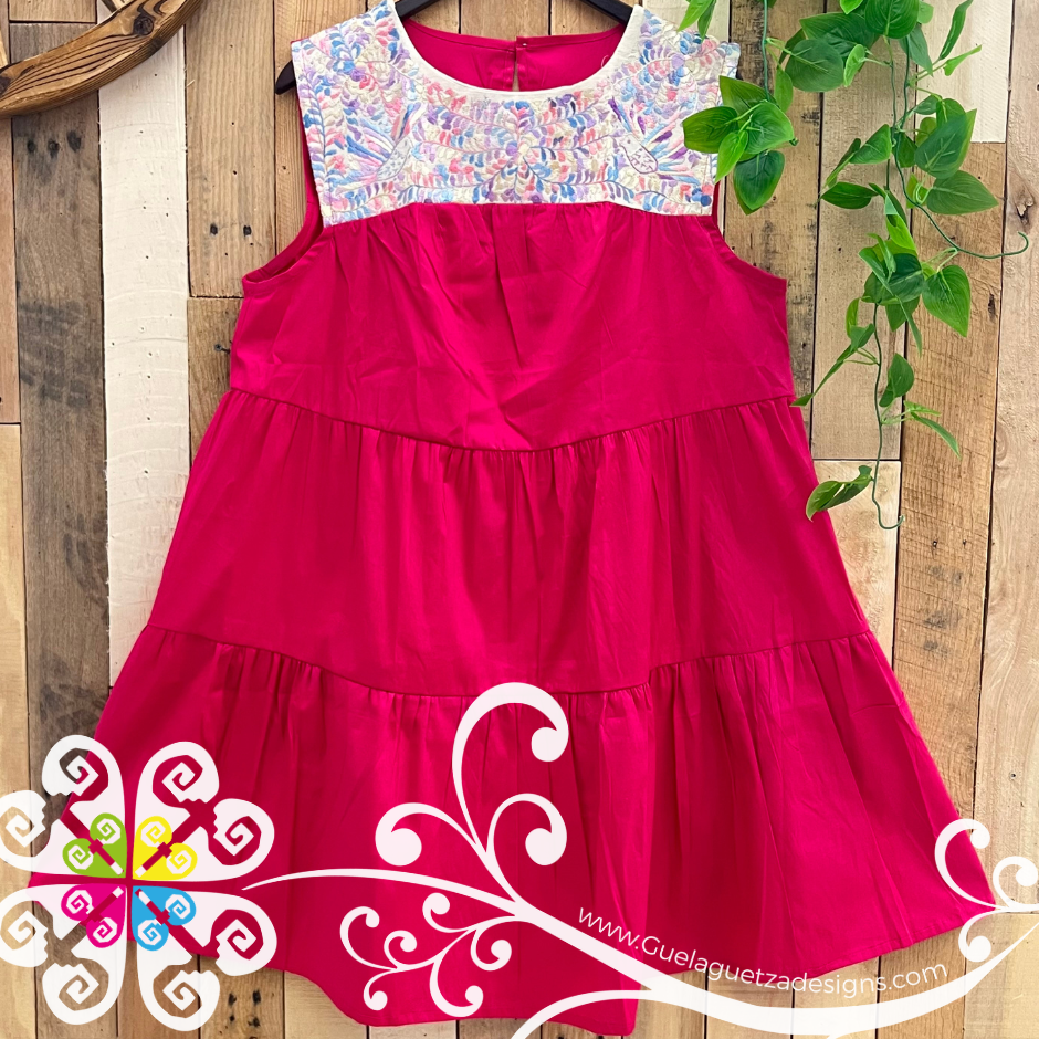 Large Bata Lupita - Embroider Women Dress