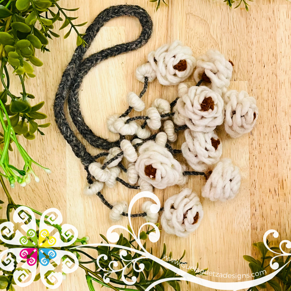 Small Tlacoyal Flores - Braid Hair Accessory