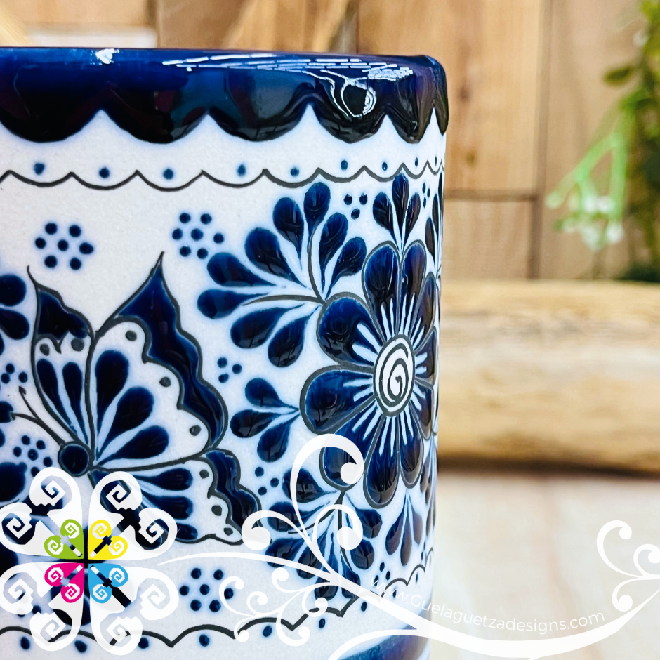 Taza Recta Mariposa - Barro Alta Temperatura - Single Clay Mug