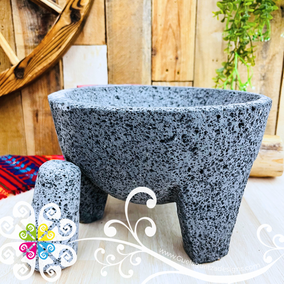 Large Porki Molcajete - Molcajete Piedra