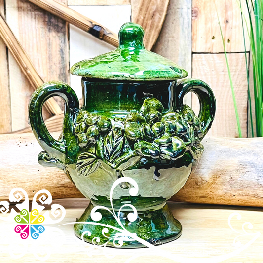 Flower Vase - Barro Vidriado Oaxaca