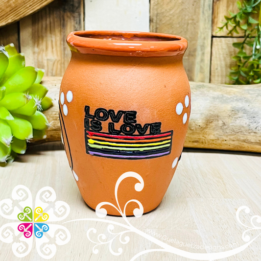 Love is Love - Cantarito Pride - Single Clay Cantarito