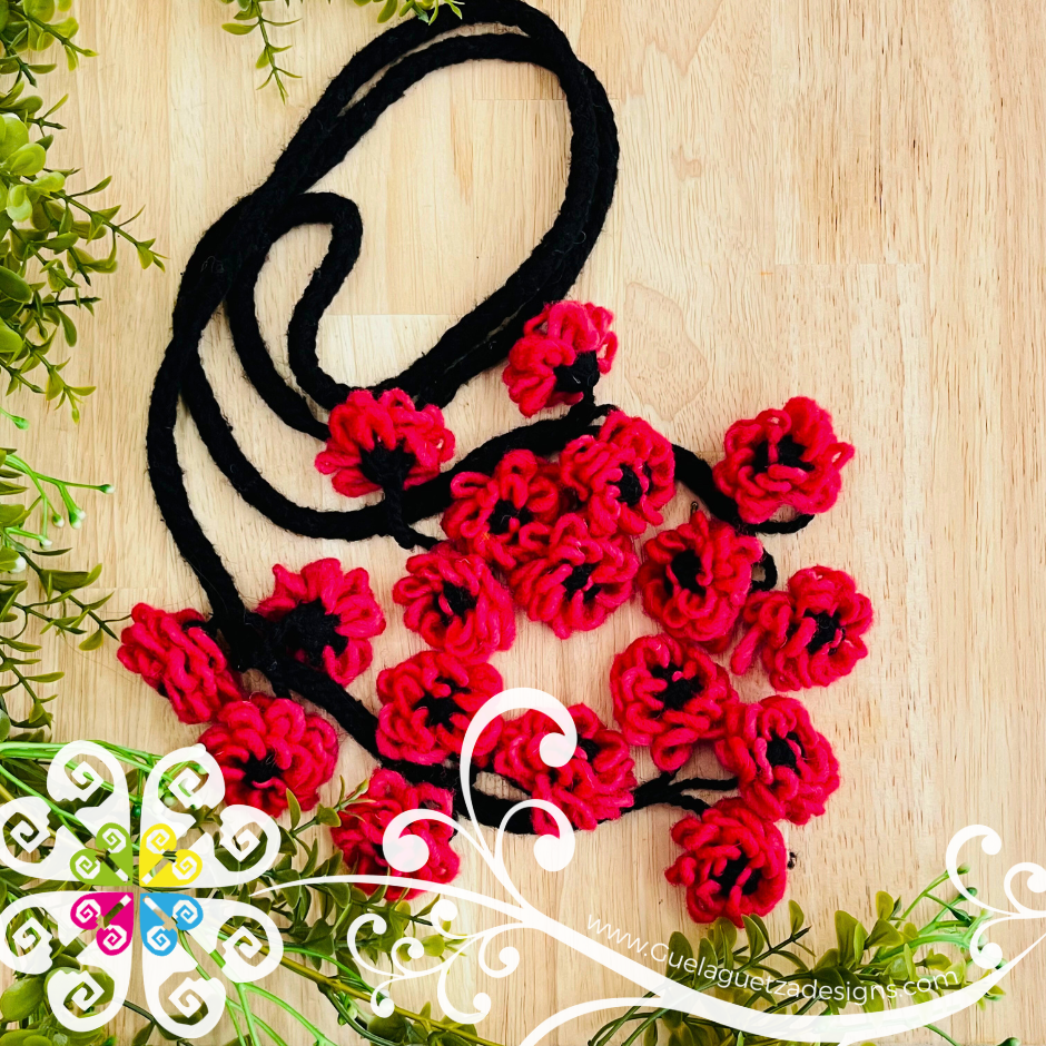 Small Tlacoyal Flores - Braid Hair Accessory