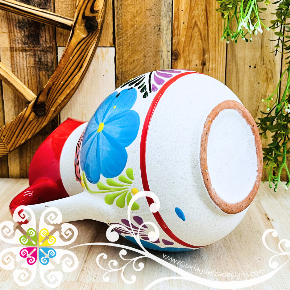 Red Clay Pato Pitcher Set - 4 Mugs