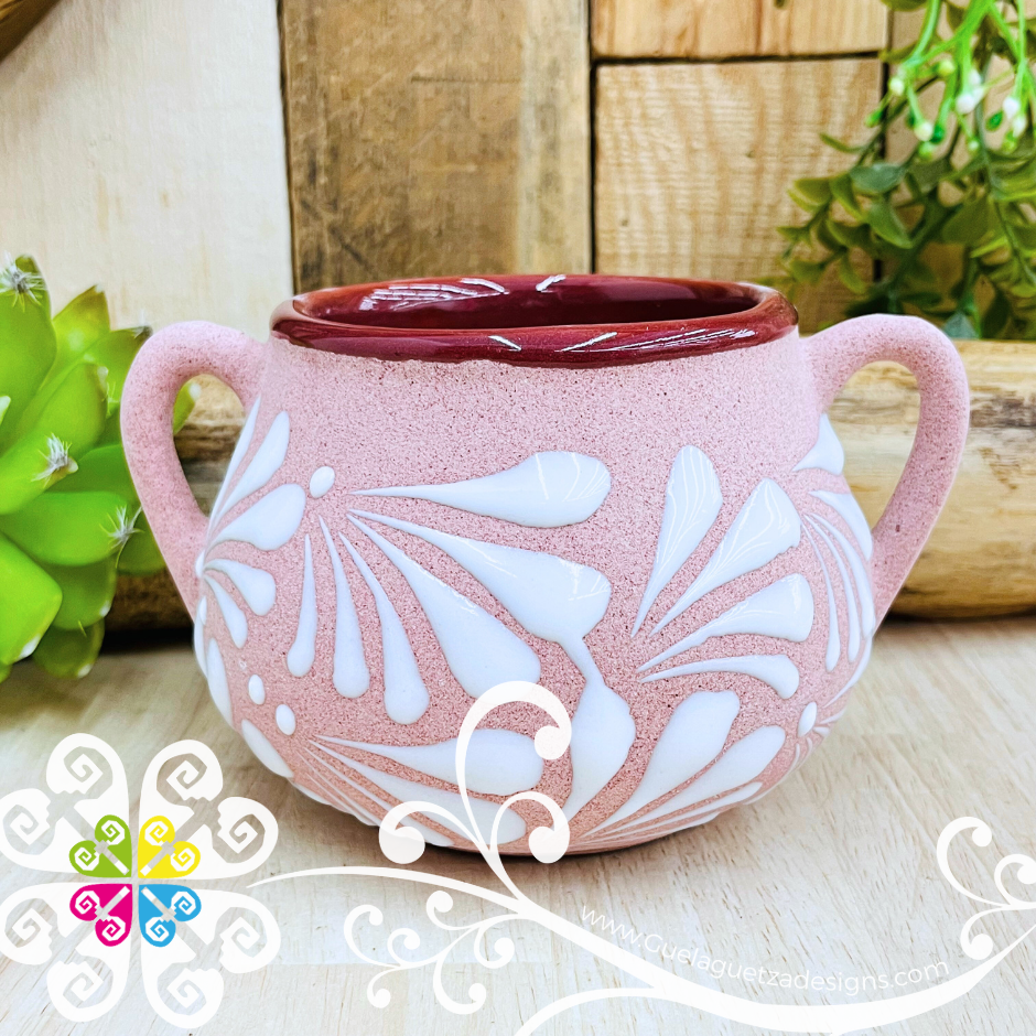 Pink Espiga Sugar Bowl