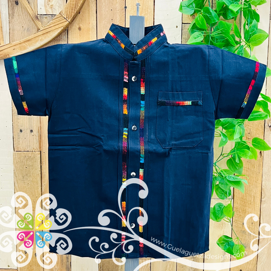 Navy Blue Coralillo Boy Shirt - Camisas de Niño
