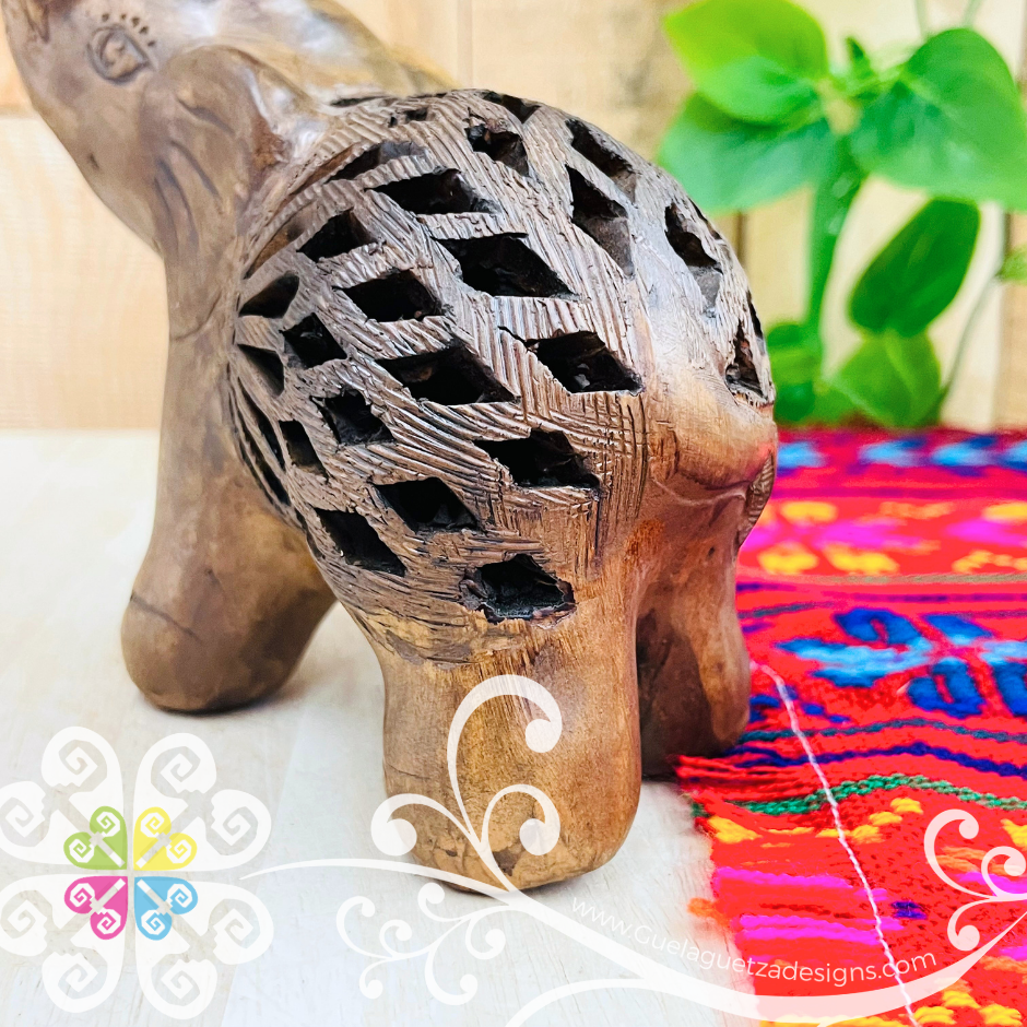 Small Elephant Figure - Barro Cafe Oaxaca