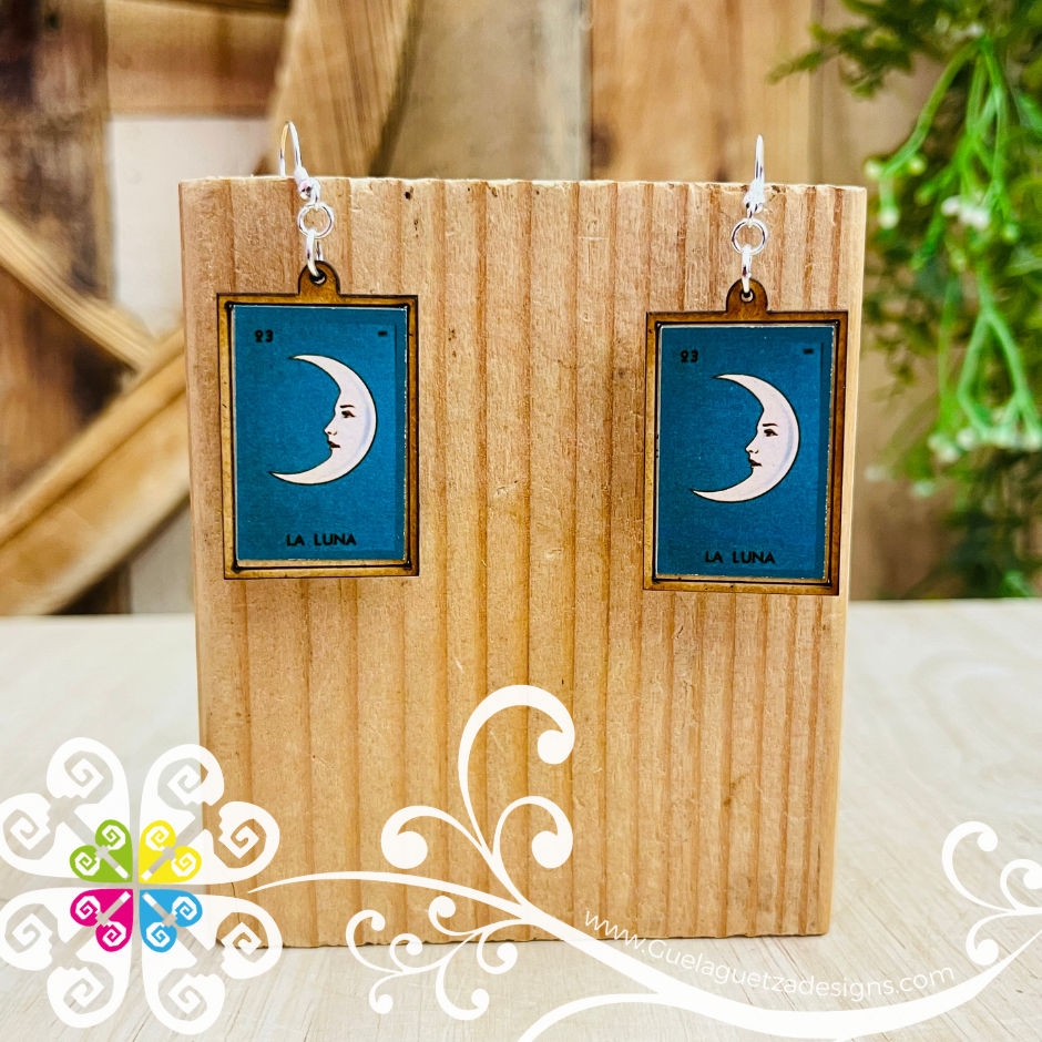 LoteriaMX Wood Earrings - Wood Earrings