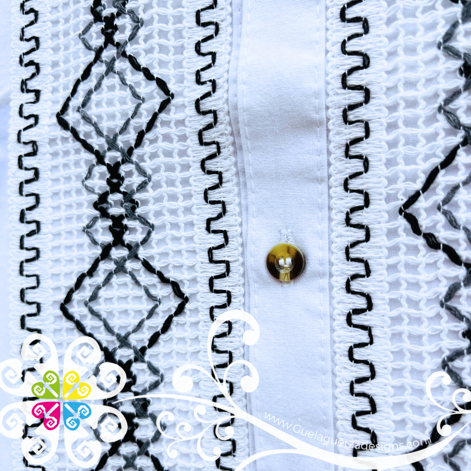 White Lace Boy Shirt - Camisa de Niño