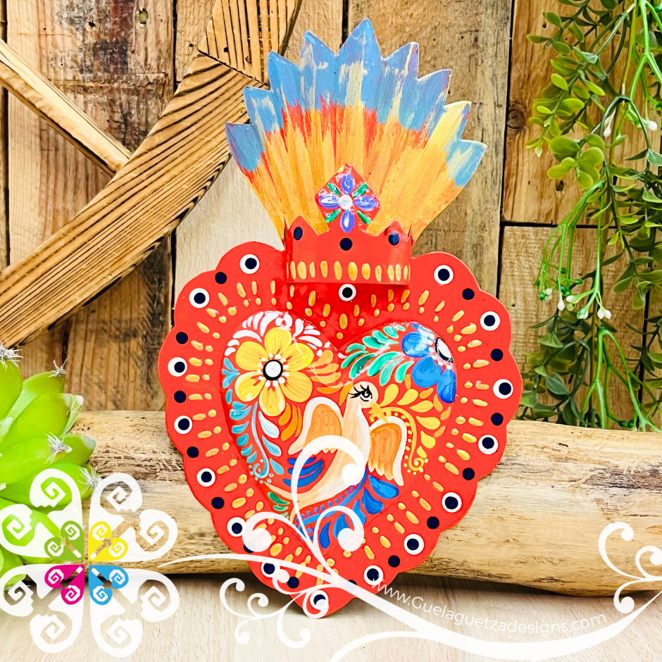 Medium Corazon Milagro - Hojalata San Miguel Collection