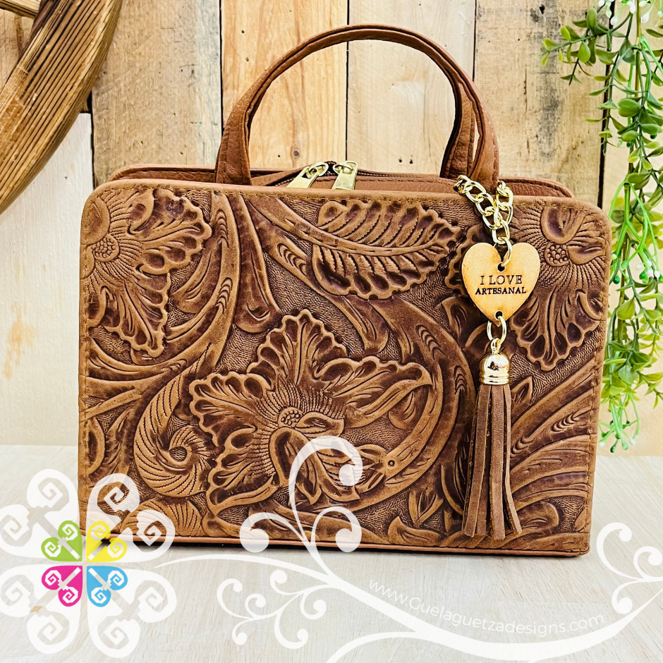 Ximena Leather Purse - Bolsa de piel