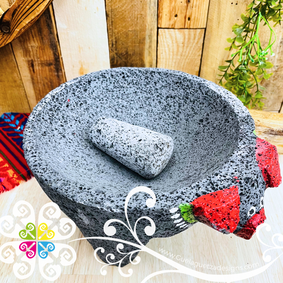 Large Porki Molcajete - Molcajete Piedra