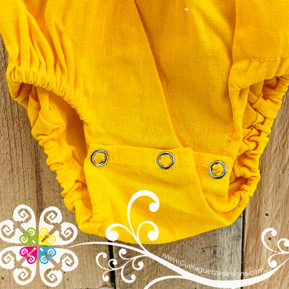Yellow Traviesa Campesino One Piece - Children Clothing