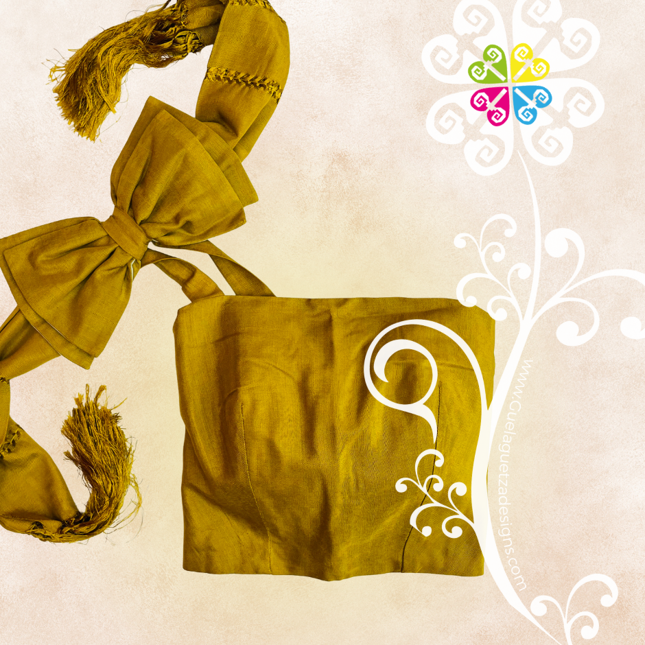 Medium Amaia Rebozo Articela Silk Bow Top - Women Tops