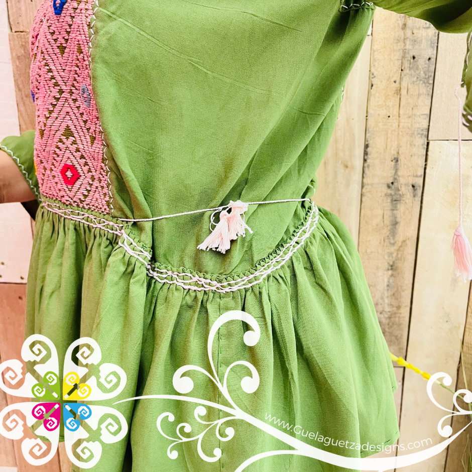 Blusa Chiapas Diamantes - 3/4 Sleeve Top