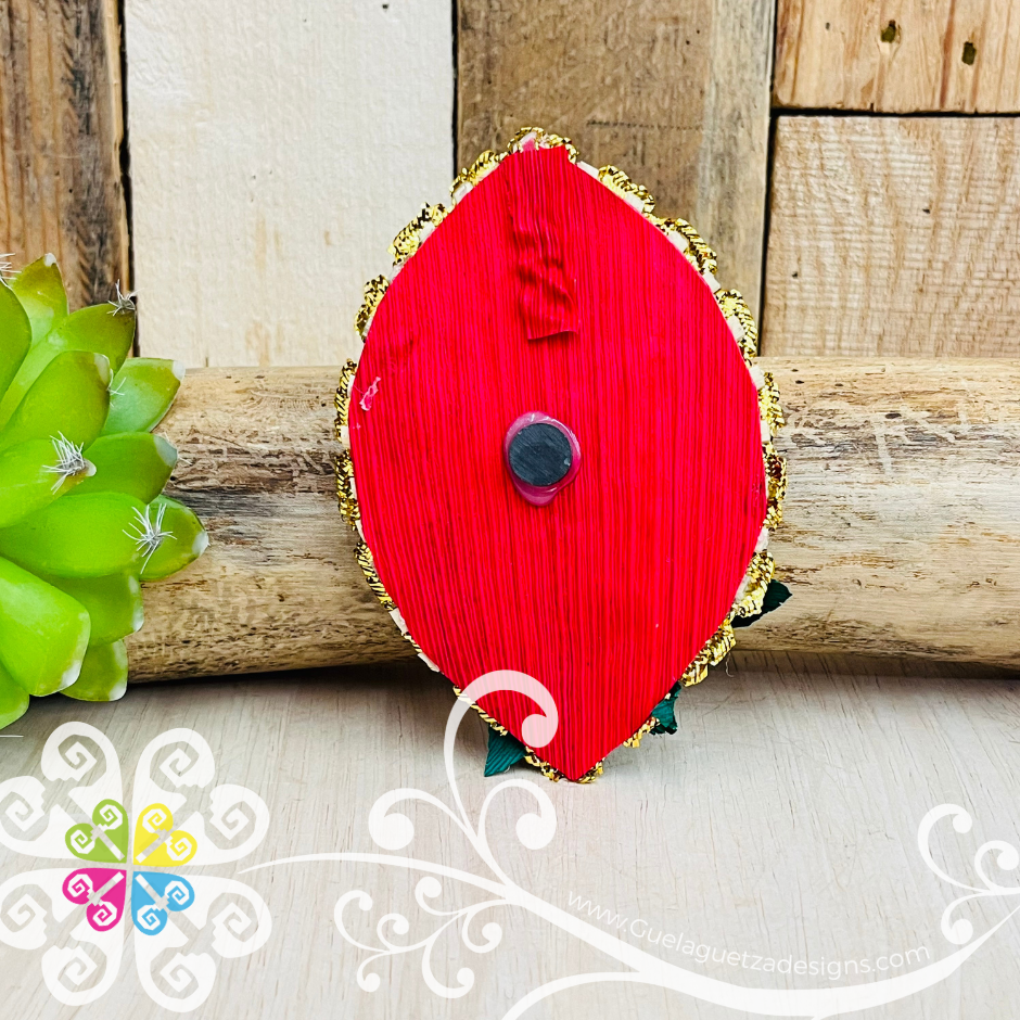 Round Virgen Guadalupe Magnet