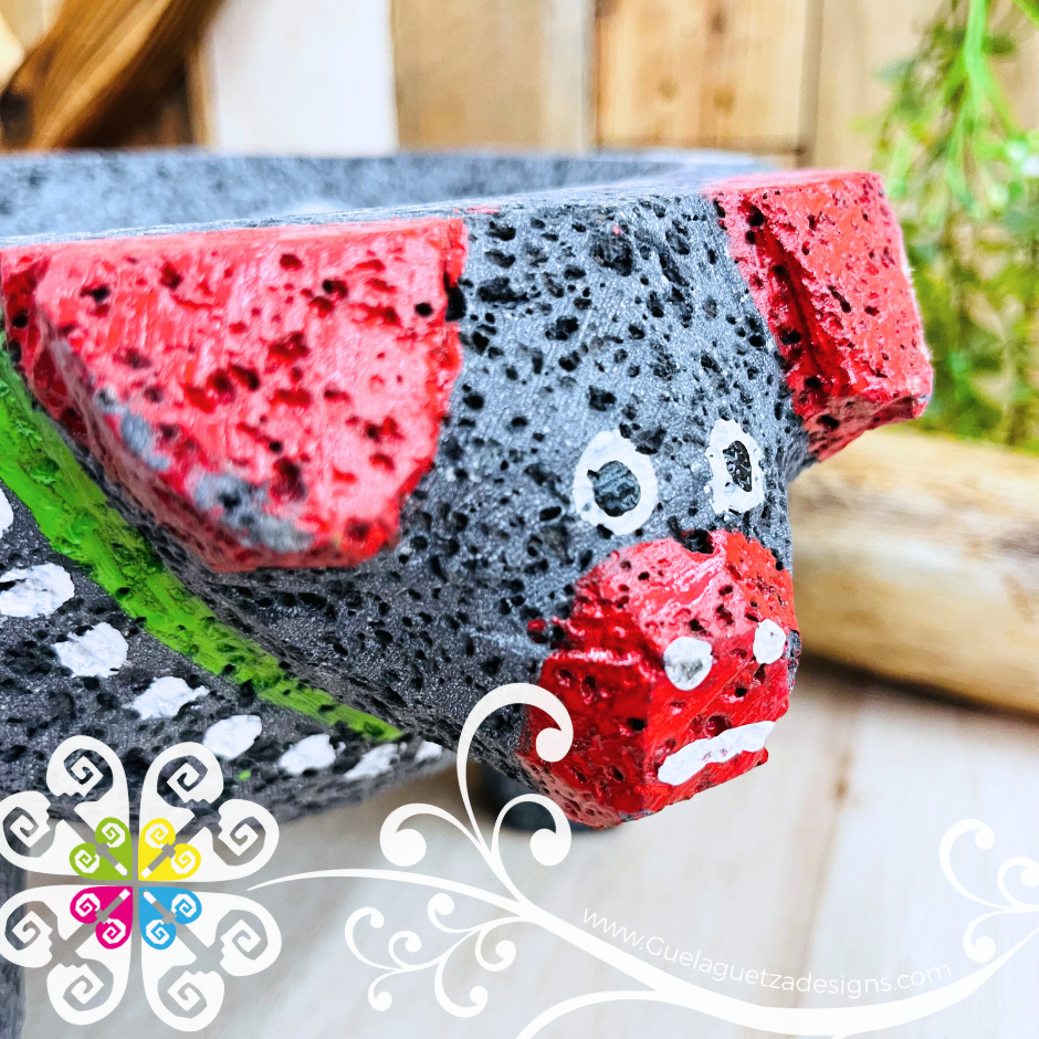 Large Porki Molcajete - Molcajete Piedra