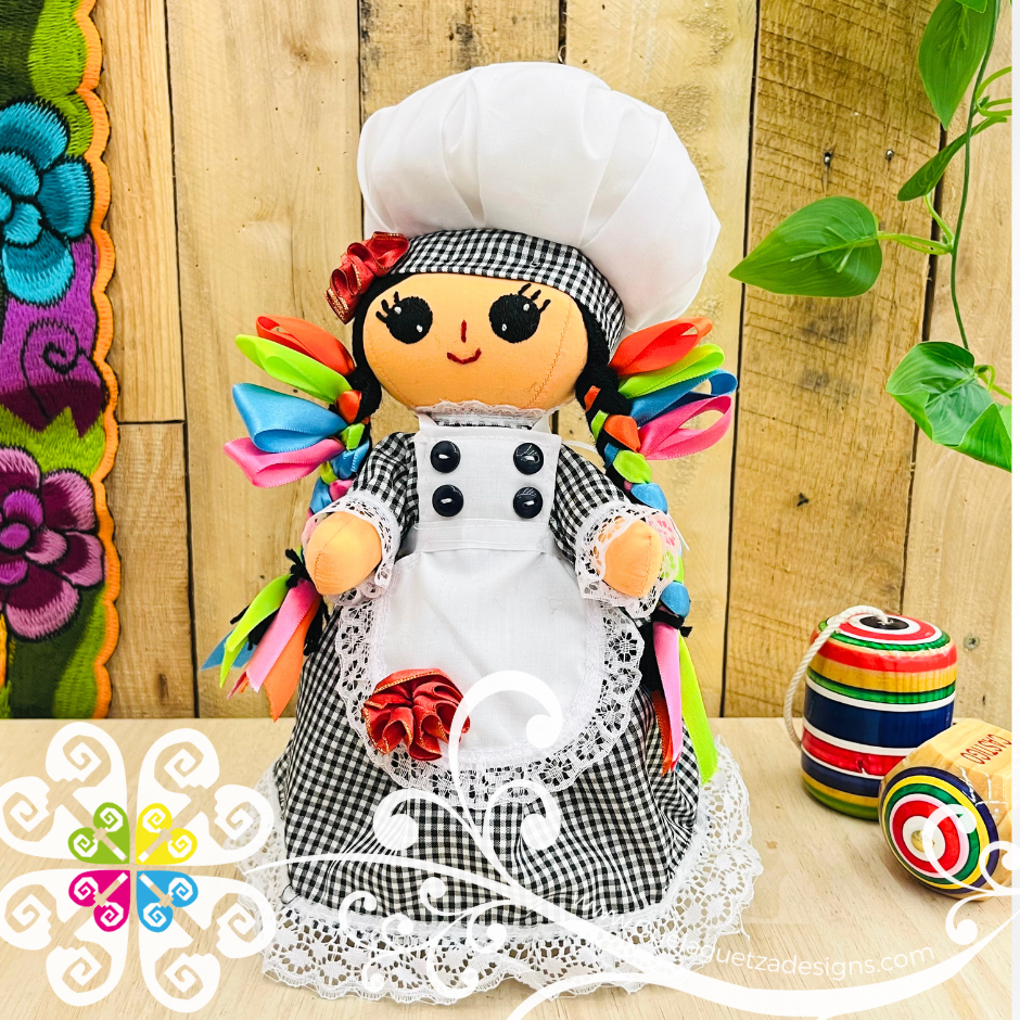 Chef Mexican Otomi Doll - Fina
