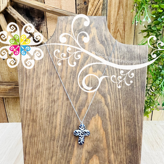 Cruz Dije Talavera Necklace - Talavera Accessories