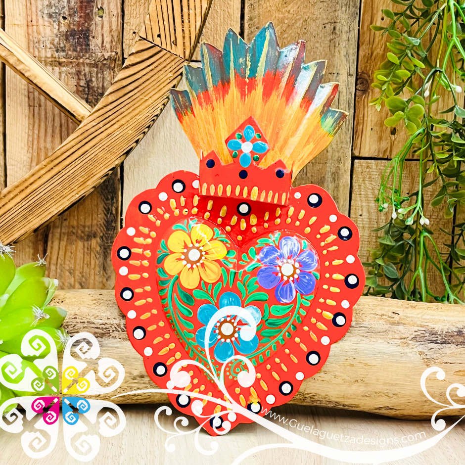 Medium Corazon Milagro - Hojalata San Miguel Collection