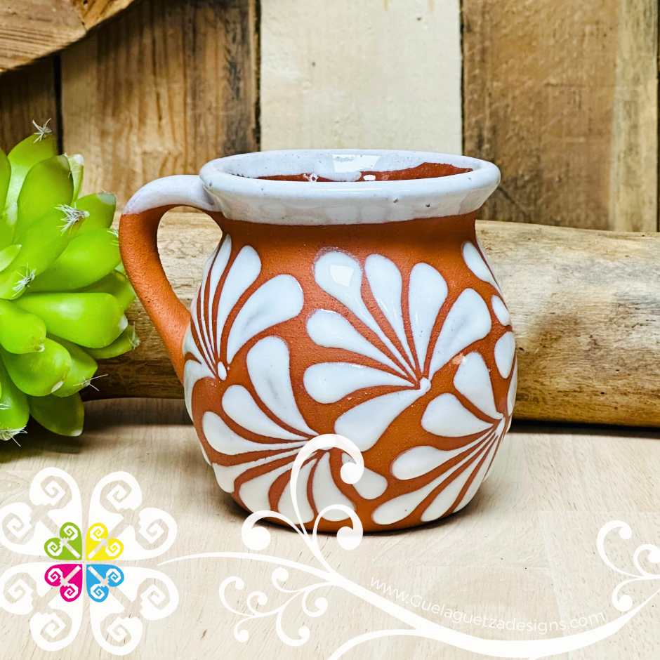 Natural/White Espiga Bola Pitcher Set - 4 Mugs
