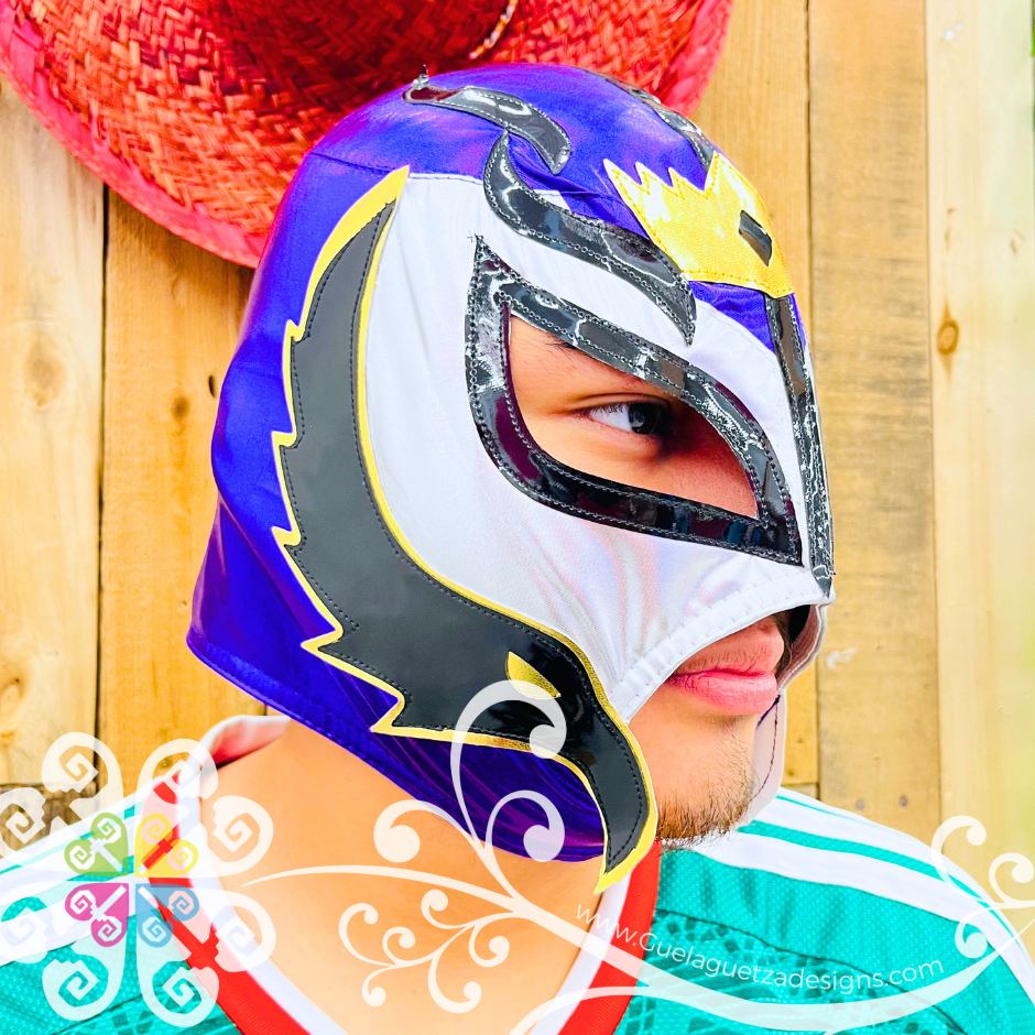 Purple Luchador Mask - Adult Lucha Libre Mask